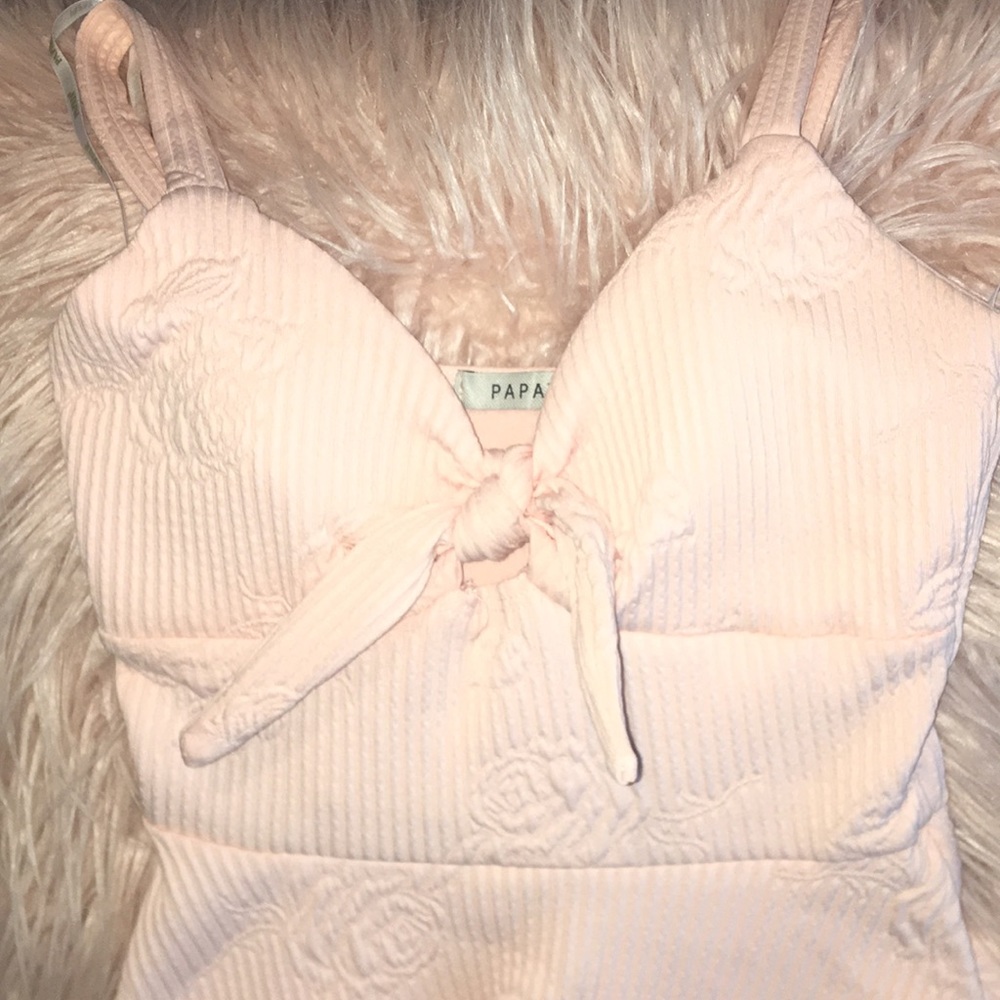 papaya light pink dress